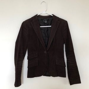 Zara brown corduroy blazer